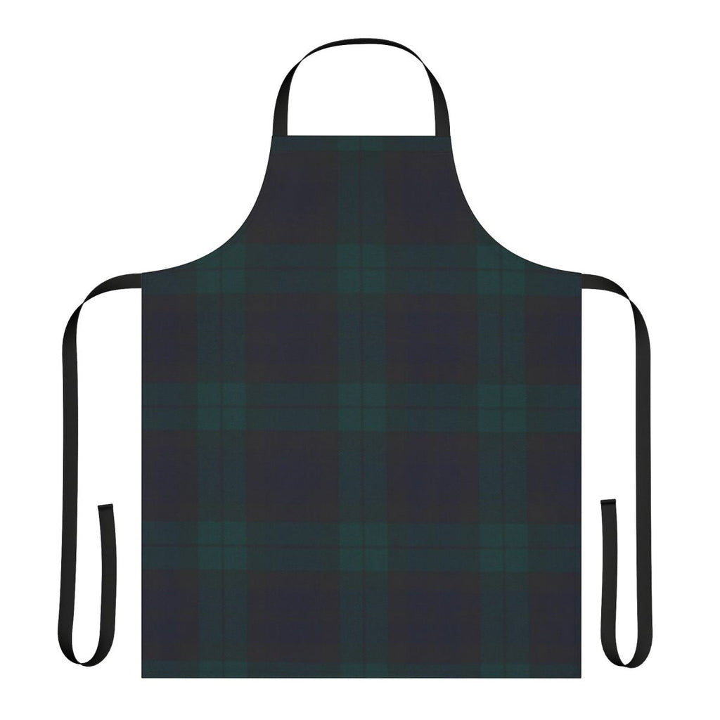 Black Watch Scottish Tartan Apron with Scottie Dog Crest