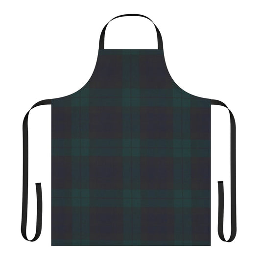 Black Watch Scottish Tartan Apron with Scottie Dog Crest