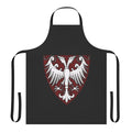 Apron featuring the historic Nemanjici coat of arms, a symbol of Serbian cultural heritage and history.