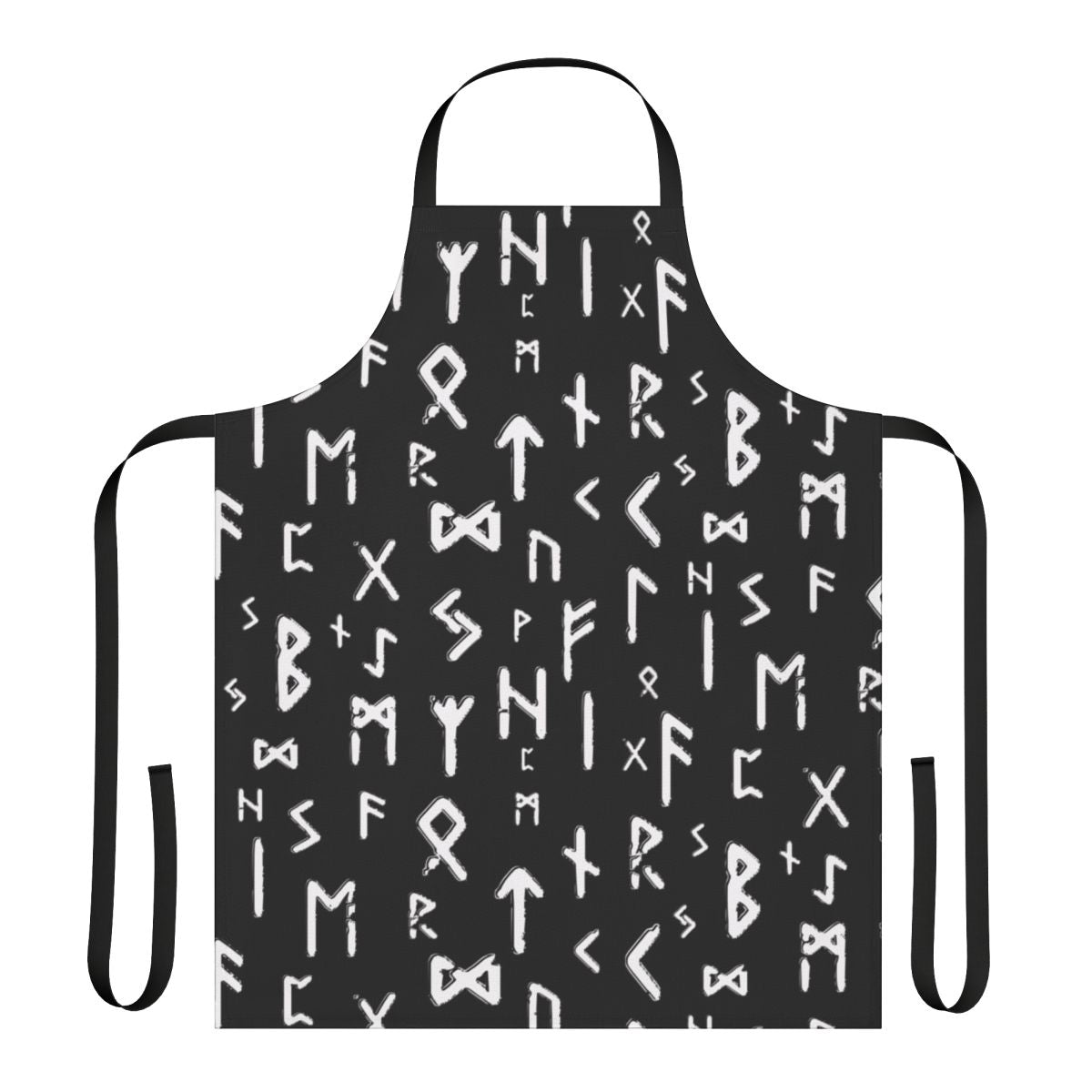 Authentic Viking Rune Apron featuring the Elder Futhark Norse alphabet