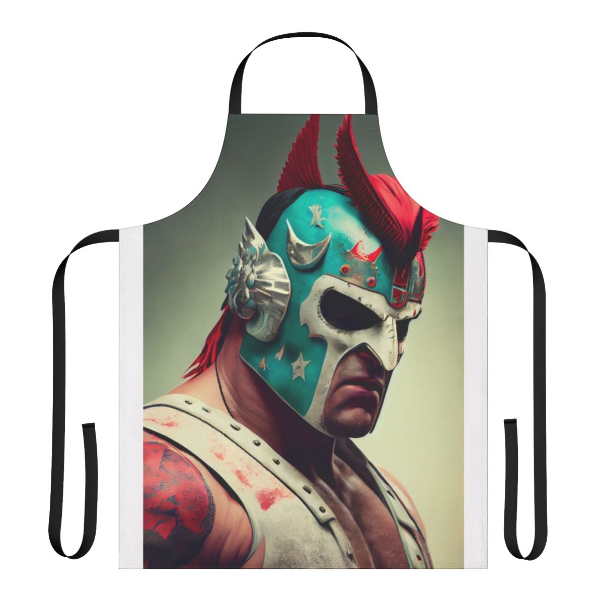 Wrestling apparel featuring a stylish and functional apron design