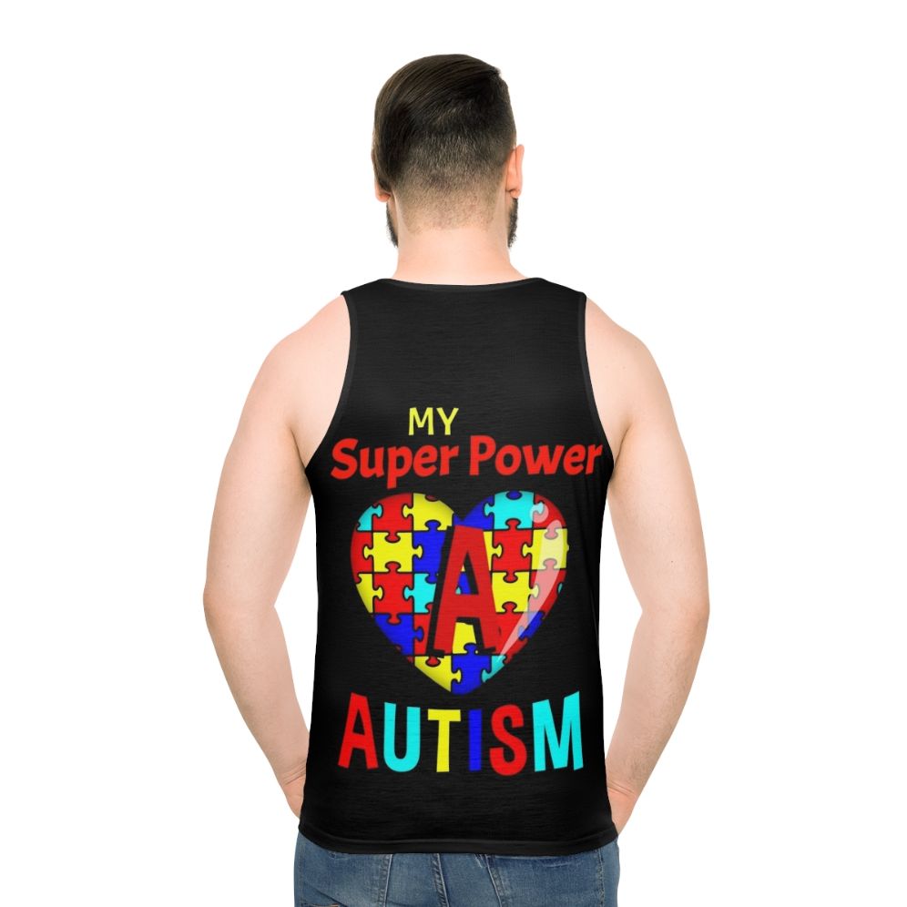 Autism Awareness My Super Power Unisex Tank Top
