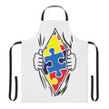 Autism-Friendly Superhero Apron with Vibrant Design
