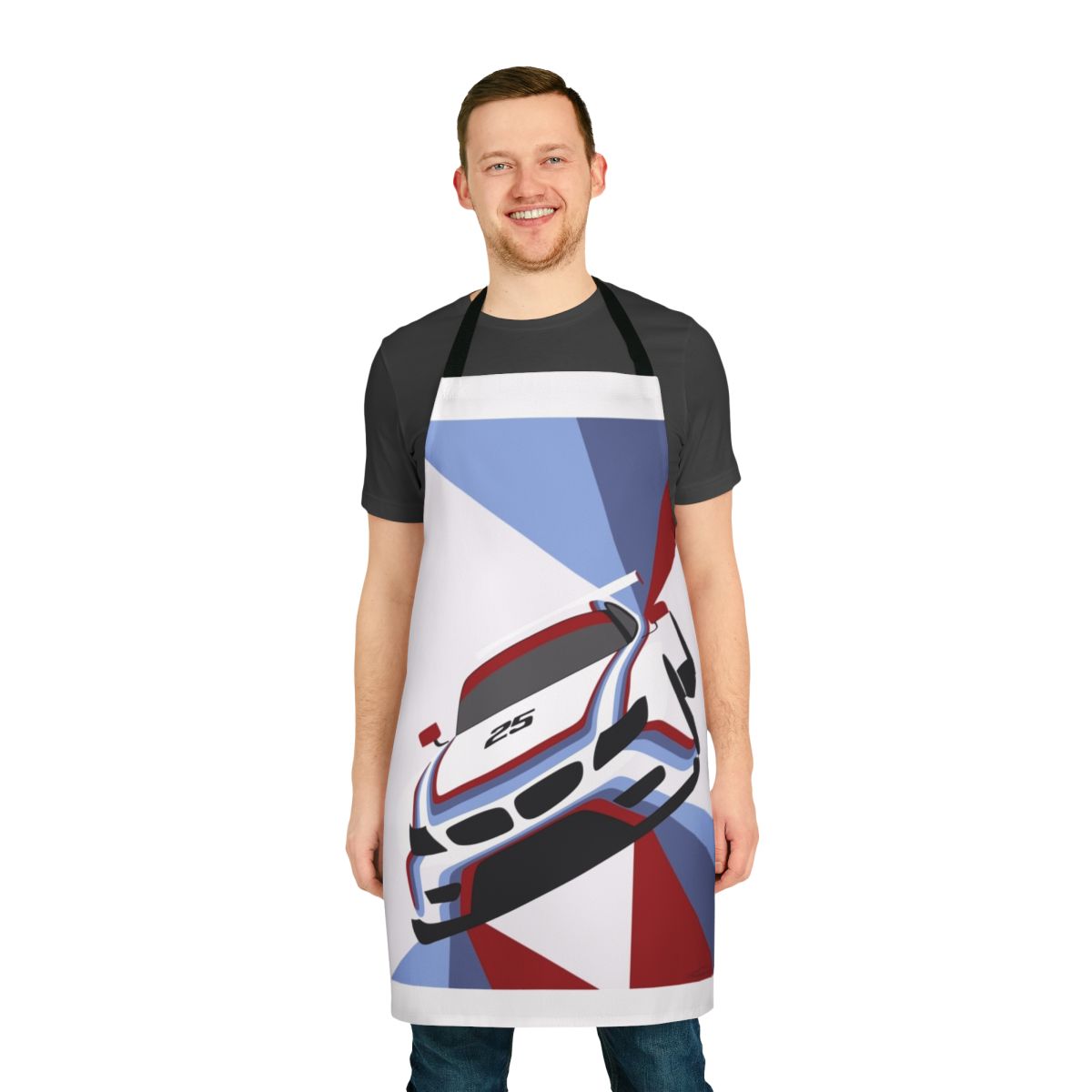 Z4 race car themed apron for car enthusiasts