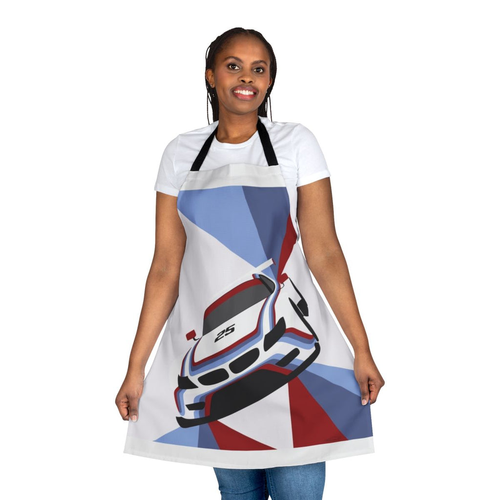 Z4 race car themed apron for car enthusiasts