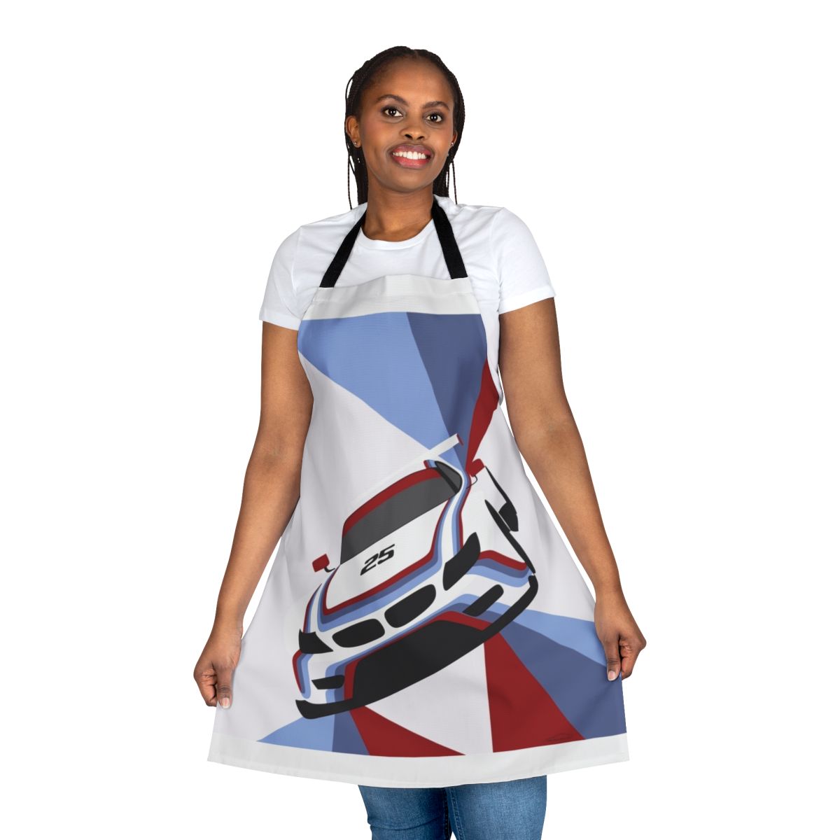 Z4 race car themed apron for car enthusiasts
