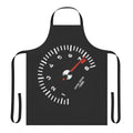 Automotive gauge-inspired apron with a Porsche Cayman design