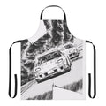 Apron featuring the iconic RX7 and Supra cars from the Initial D anime series