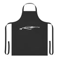 Chevrolet Corvette C8 Sports Car Silhouette Design Apron