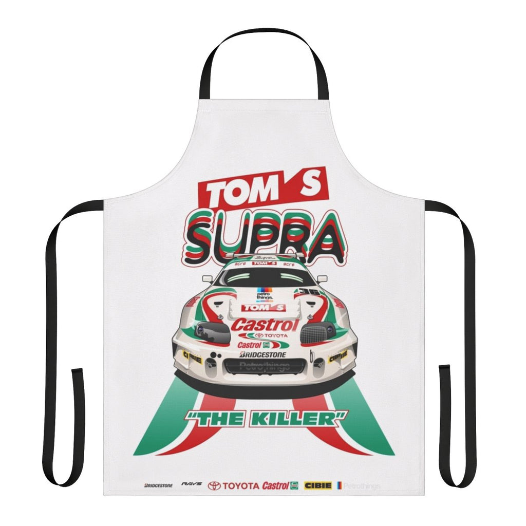 Toyota Supra-inspired apron for the kitchen or garage