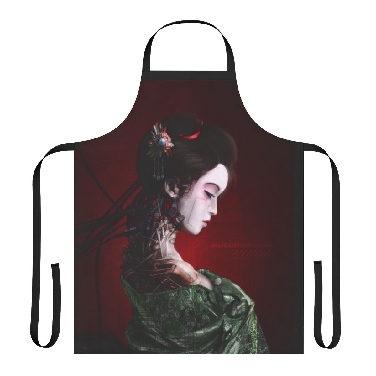 Autonomous Apron - Cyberpunk-inspired robot fashion accessory