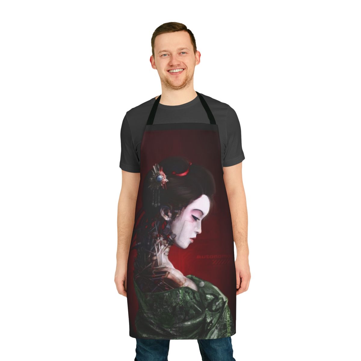 Autonomous Apron - Cyberpunk-inspired robot fashion accessory