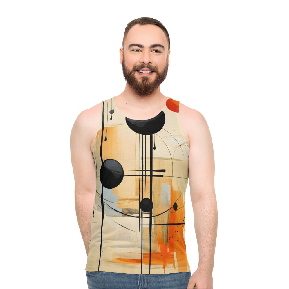 Autumn Abstract Neutral Unisex Tank Top