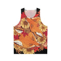 Autumn Fox Bloom Unisex Nature-Inspired Tank Top