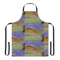 Autumn landscape design on a high-quality apron