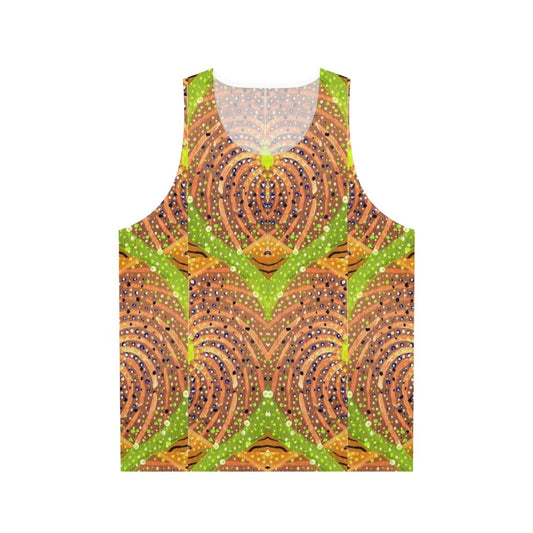 Autumn Masquerade Abstract Unisex Tank Top