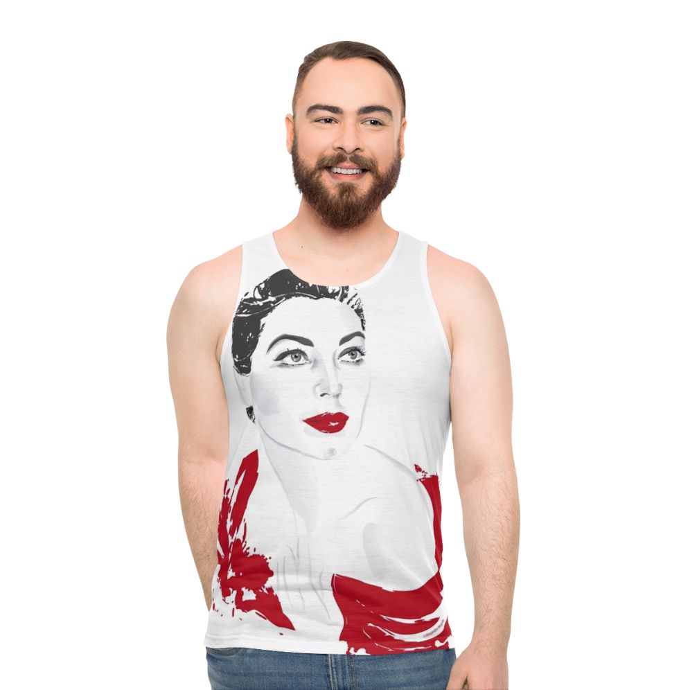 Ava Gardner inspired unisex tank top