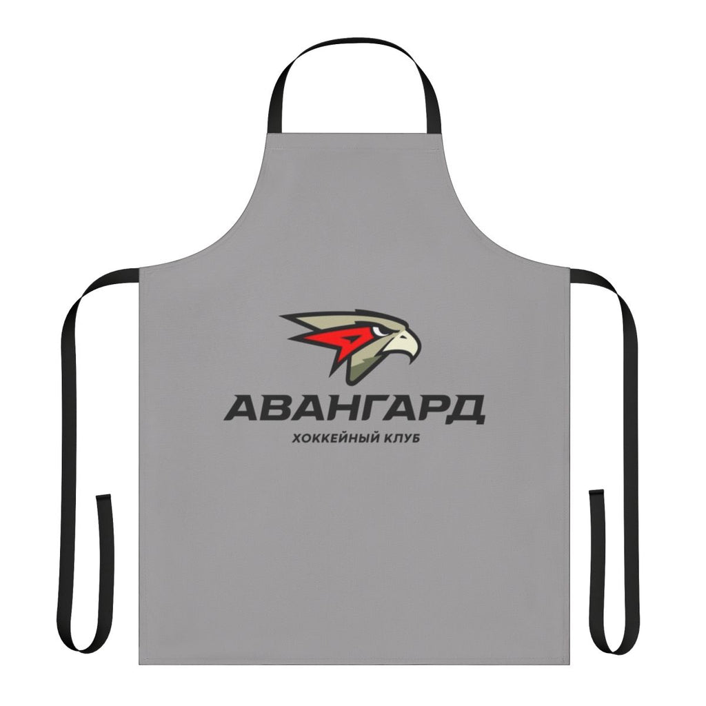 Avangard Omsk hockey inspired apron with Russian sports team logo
