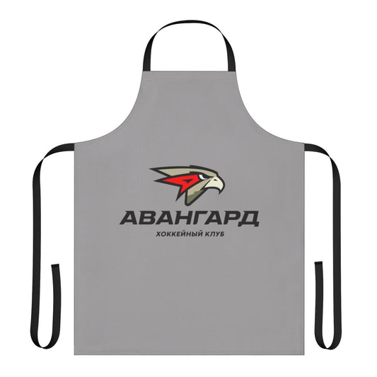 Avangard Omsk hockey inspired apron with Russian sports team logo