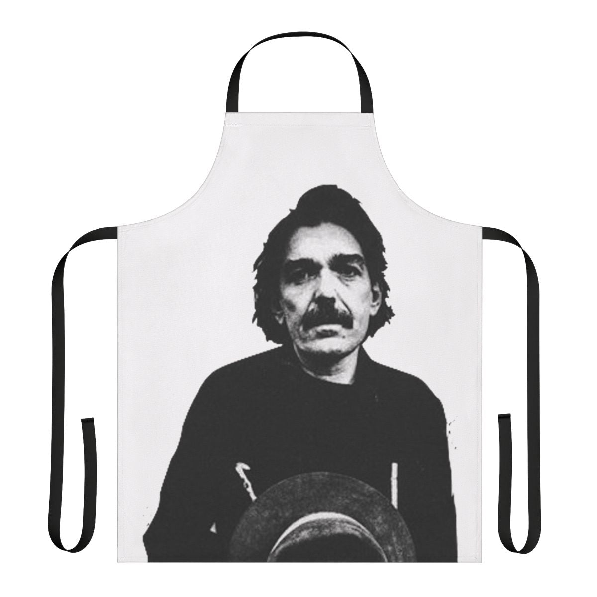 Apron featuring an artistic design inspired by the experimental music of Captain Beefheart.