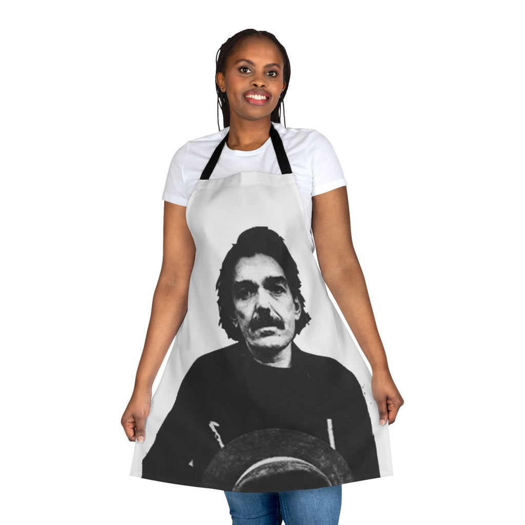Apron featuring an artistic design inspired by the experimental music of Captain Beefheart.