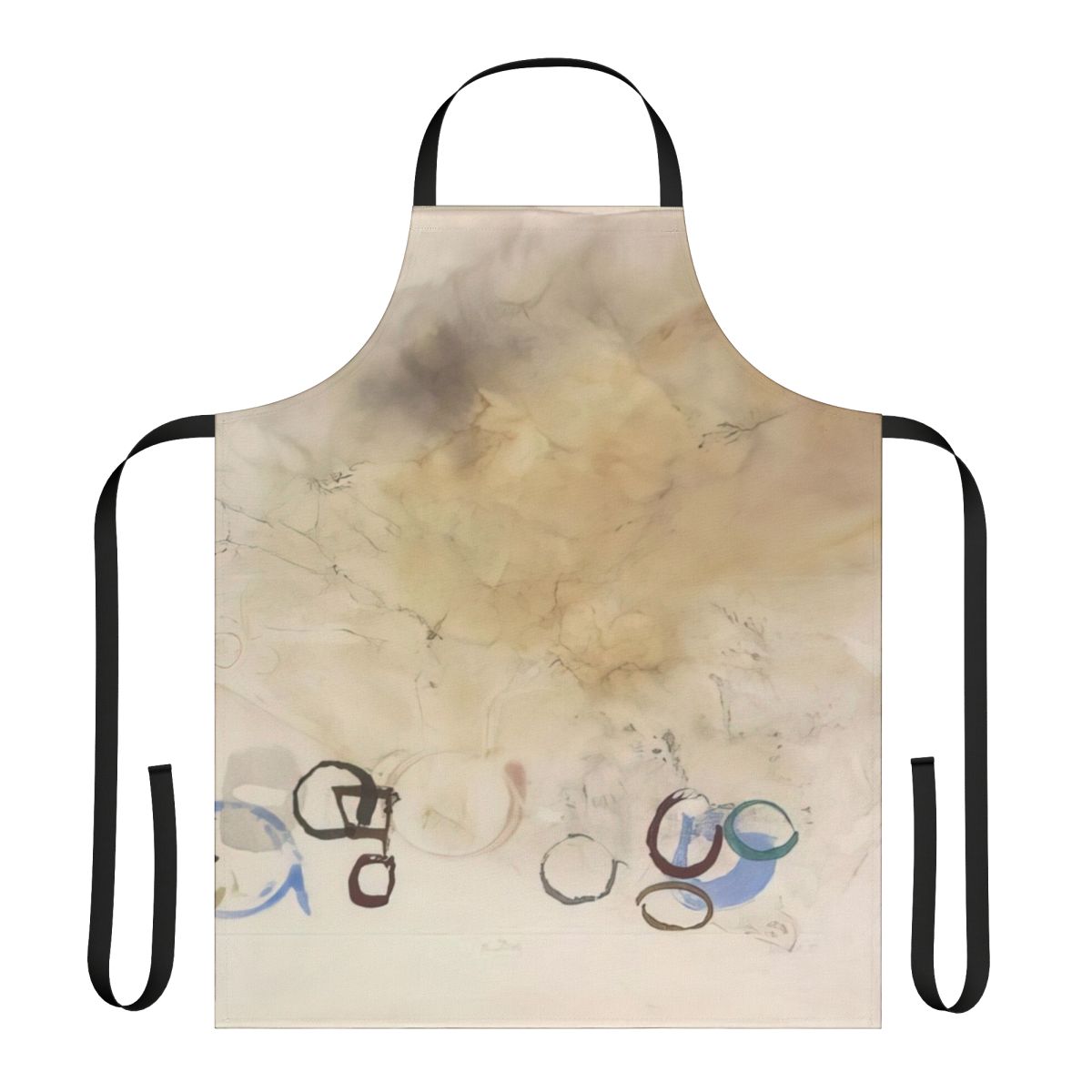 Avant garde music-inspired apron featuring the work of John Cage