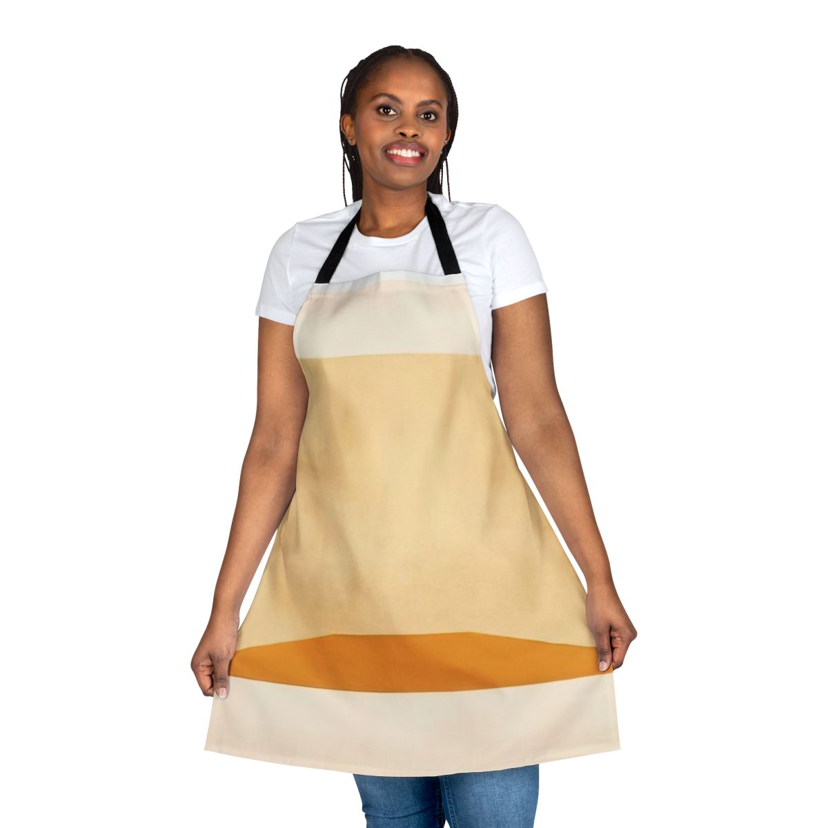Avant garde music-inspired apron featuring the work of John Cage