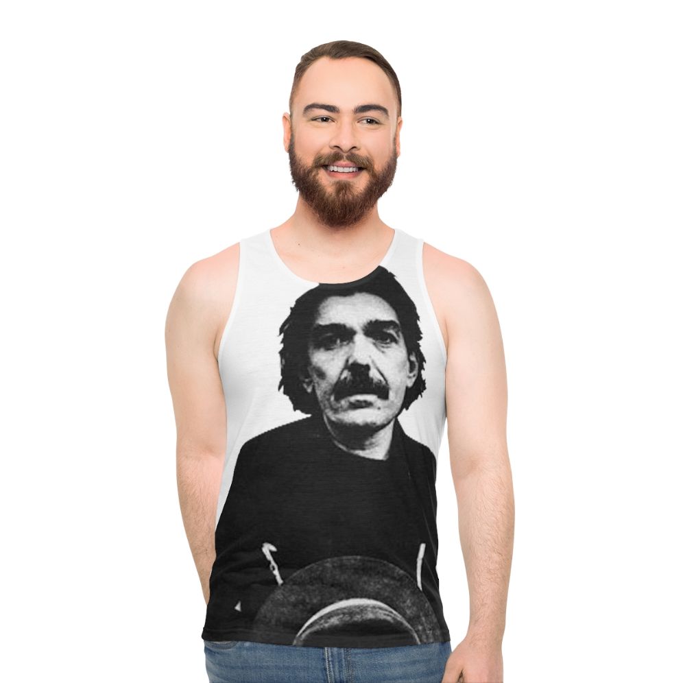 Avant garde unisex tank top with Captain Beefheart inspired design