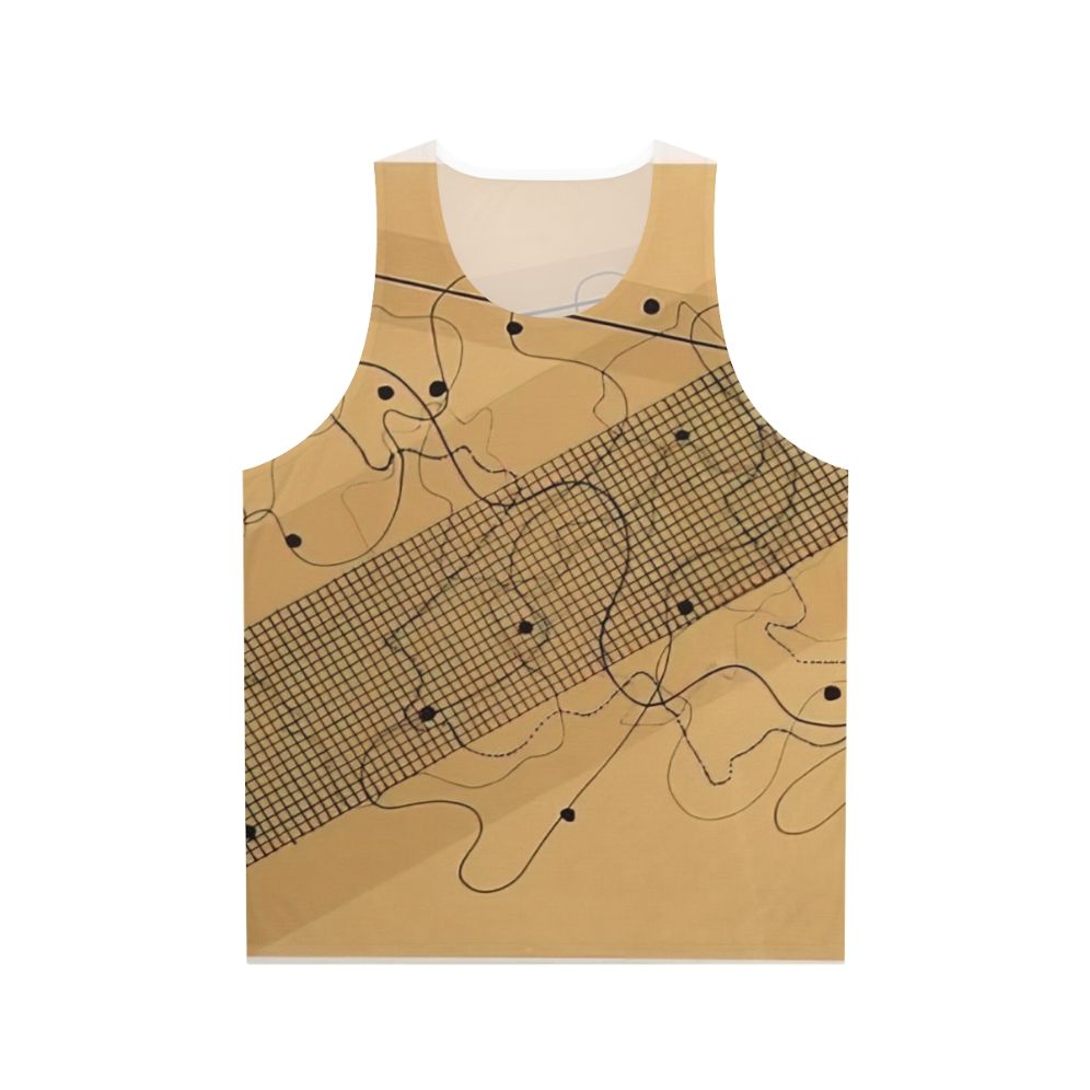 Avant Garde Unisex Tank Top Inspired by John Cage's Fontana Mix
