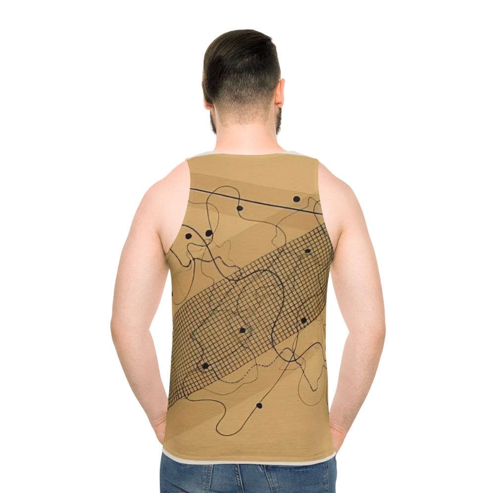 Avant Garde Unisex Tank Top Inspired by John Cage's Fontana Mix