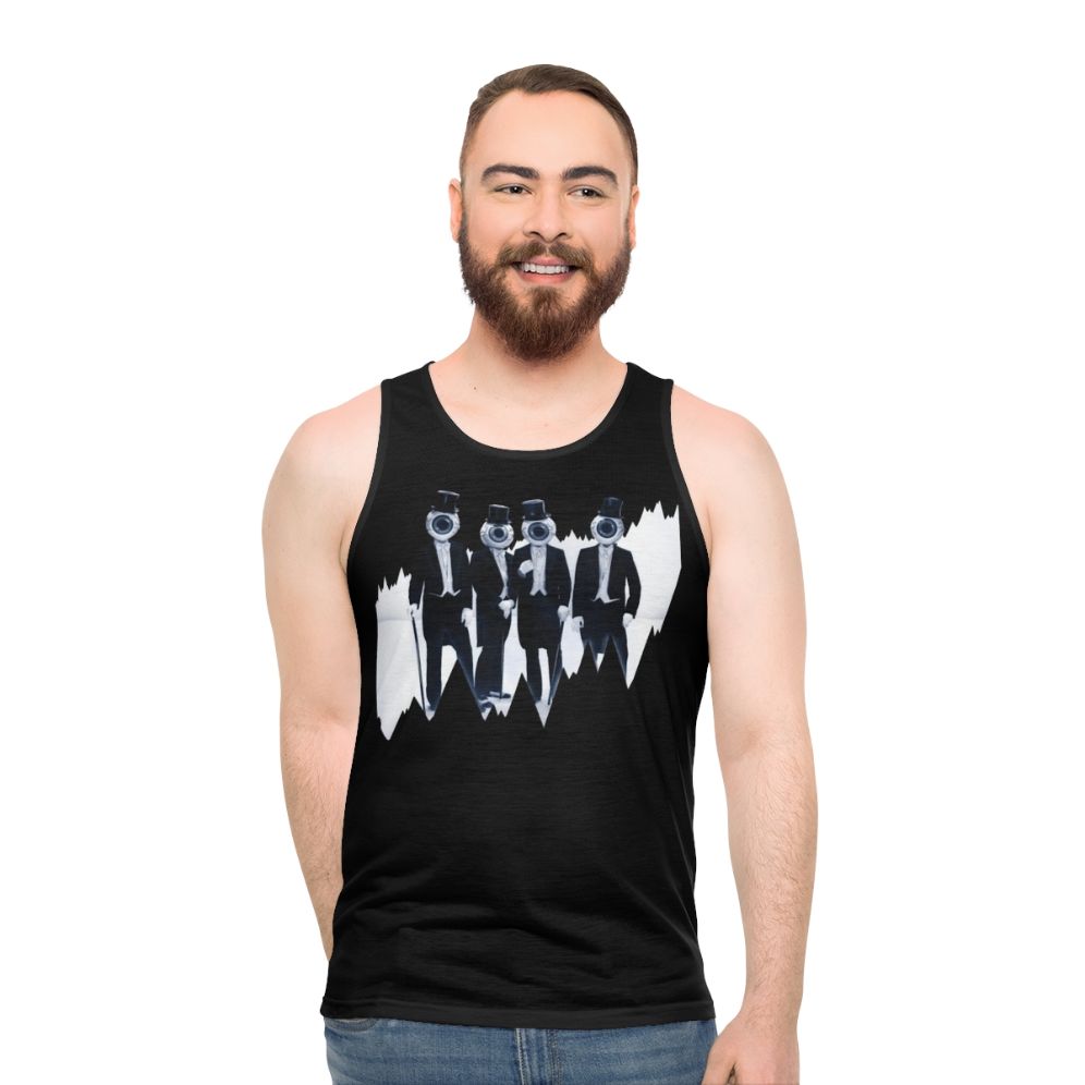Avant garde unisex graphic tank top