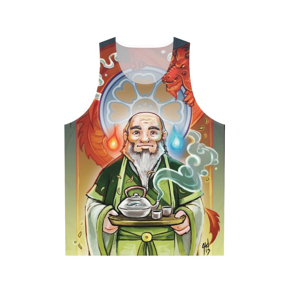 Avatar Airbender Unisex Tank Top with Spirit of the Dragon Design