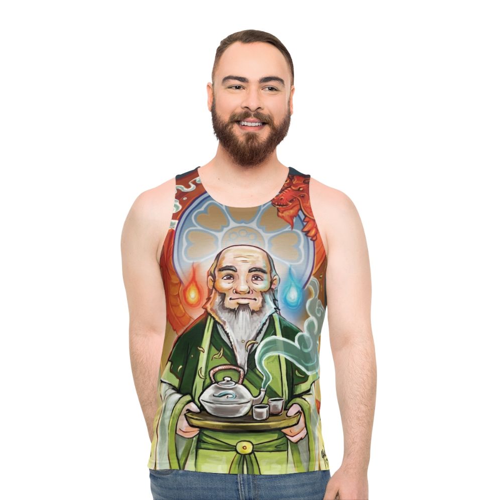 Avatar Airbender Unisex Tank Top with Spirit of the Dragon Design