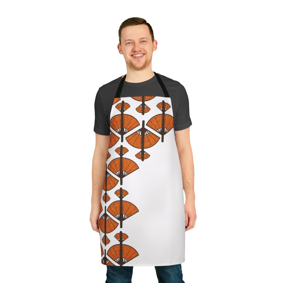 Avatar The Last Airbender inspired apron featuring Aang's iconic staff