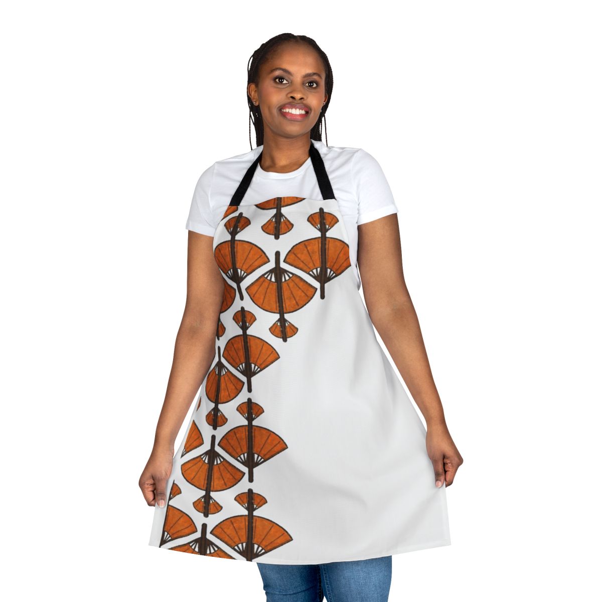 Avatar The Last Airbender inspired apron featuring Aang's iconic staff