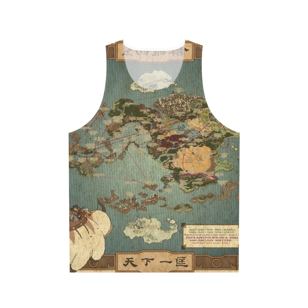 Avatar The Last Airbender Map Unisex Tank Top