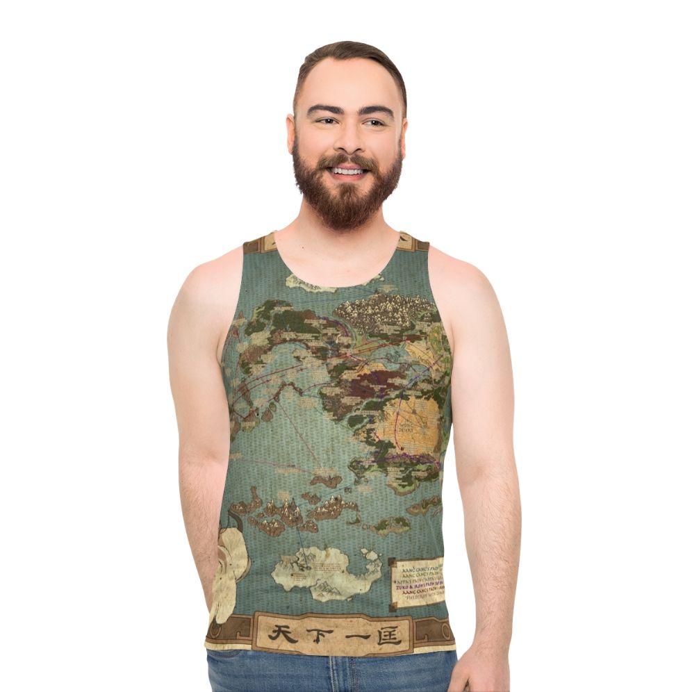 Avatar The Last Airbender Map Unisex Tank Top