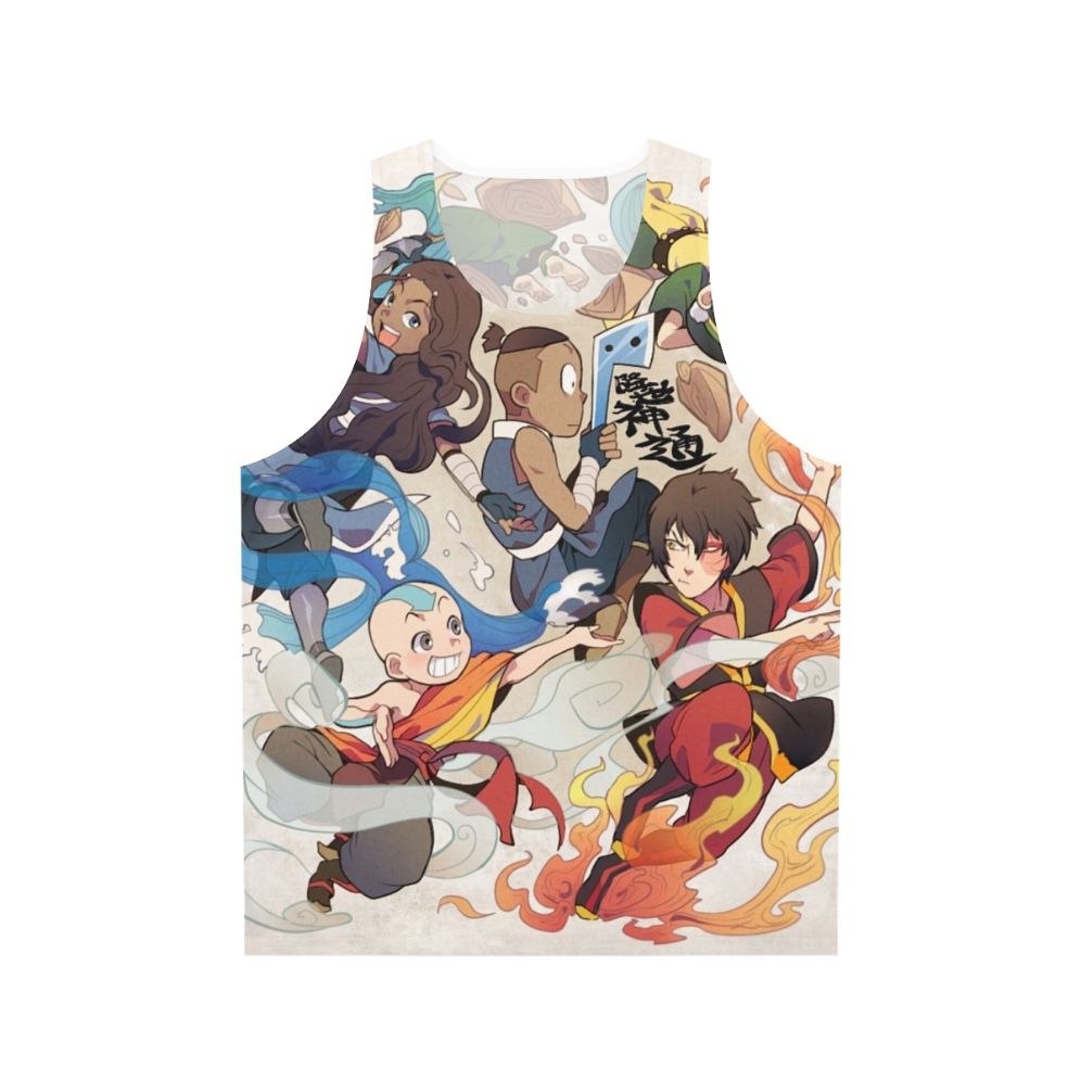 Avatar The Last Airbender Team Avatar Elements Unisex Tank Top