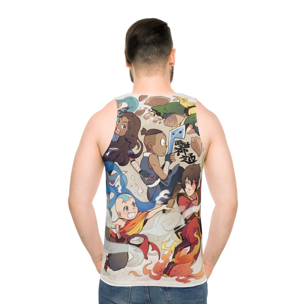 Avatar The Last Airbender Team Avatar Elements Unisex Tank Top