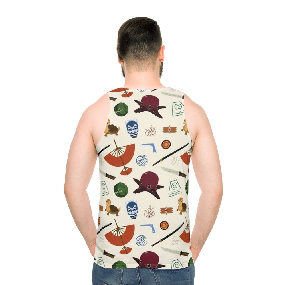 Avatar: The Last Airbender unisex tank top with colorful pattern