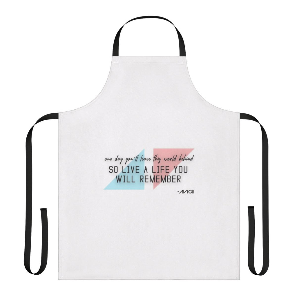 Avicii Inspired Memorial Apron with Tribute Quote