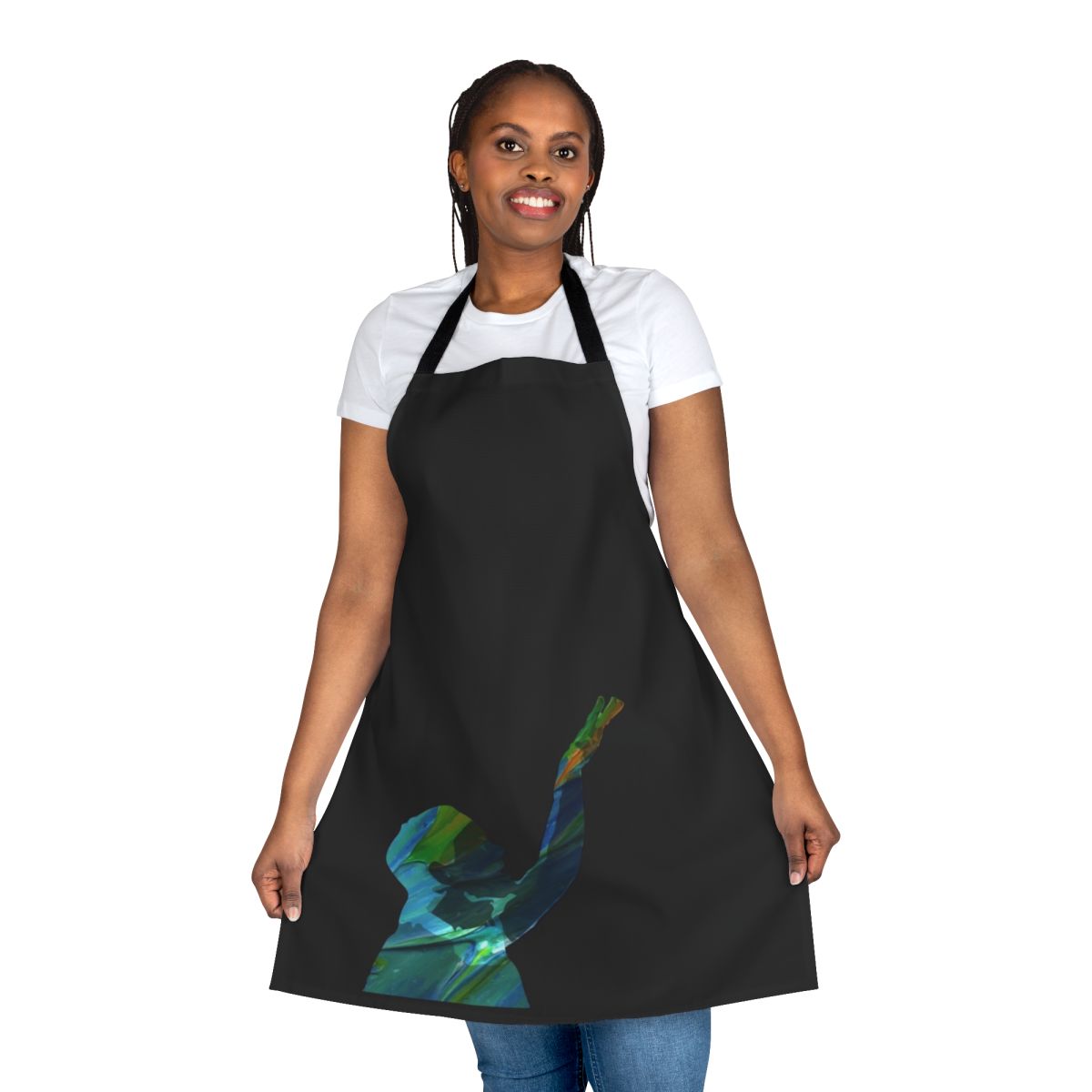 Avicii Tribute Cooking Apron with EDM Graphic Design