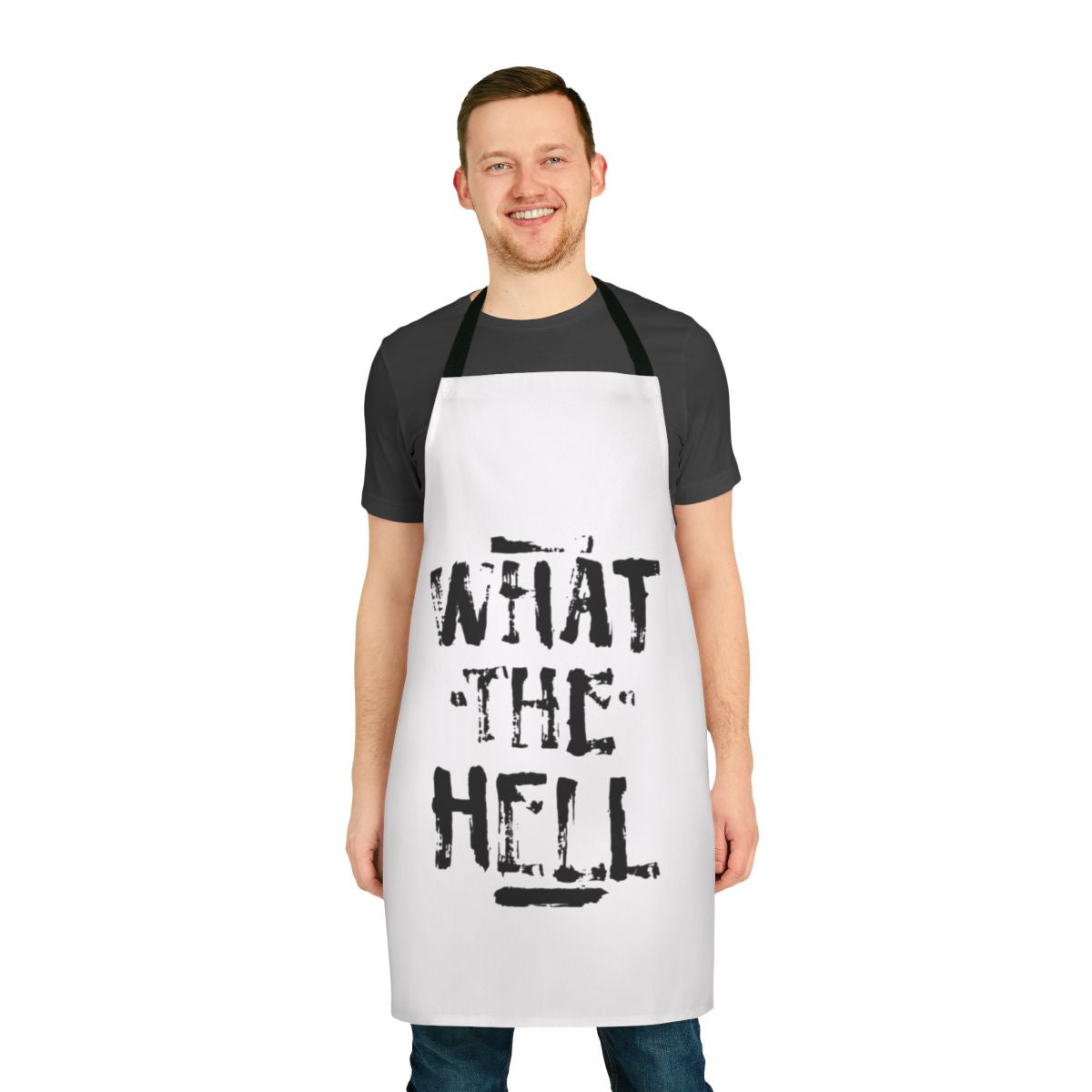 Avril Lavigne inspired apron with punk rock, skater girl, and pop punk graphics