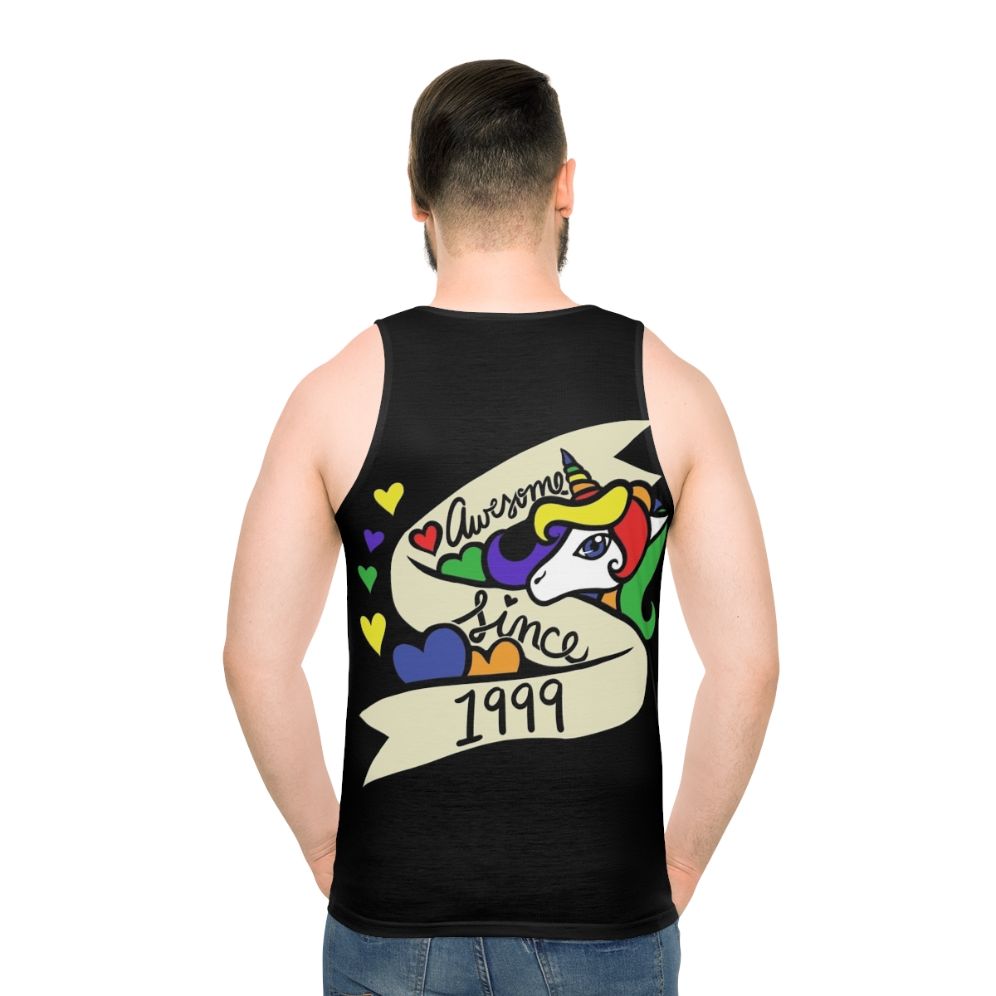 Awesome Since 1999 Unisex Unicorn Tank Top