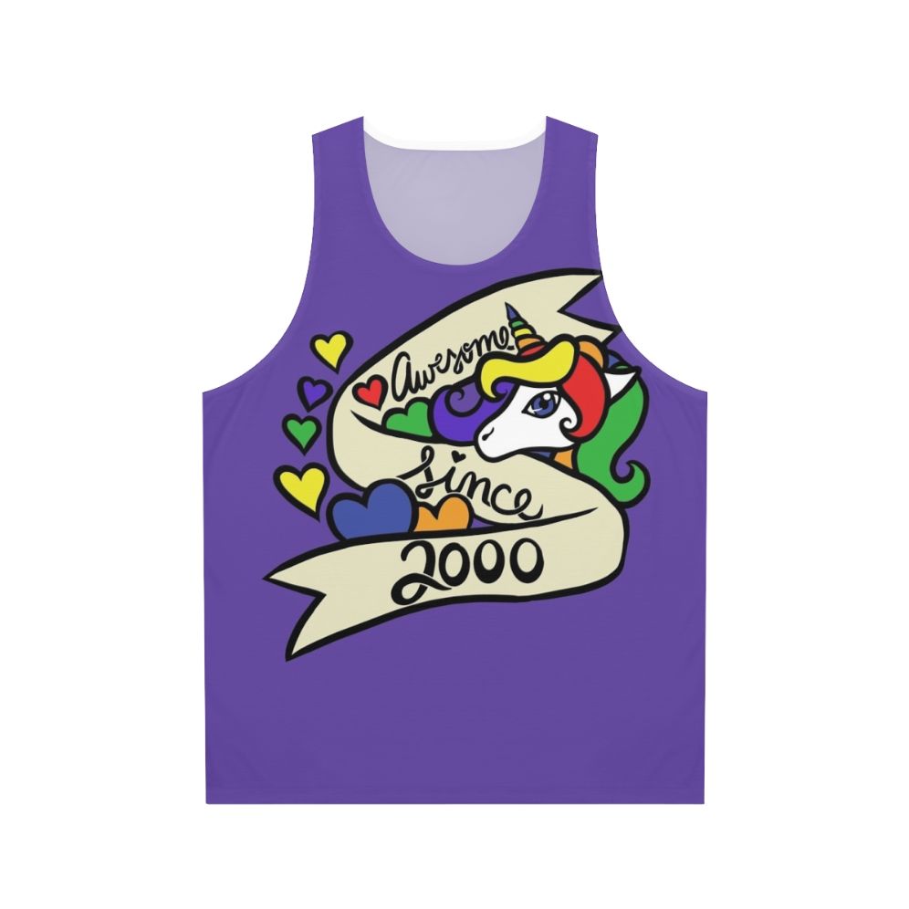Awesome Since 2000 Unisex Birthday Tank Top