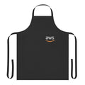 AWS-inspired developer's apron with AWS logo and double-arrow design