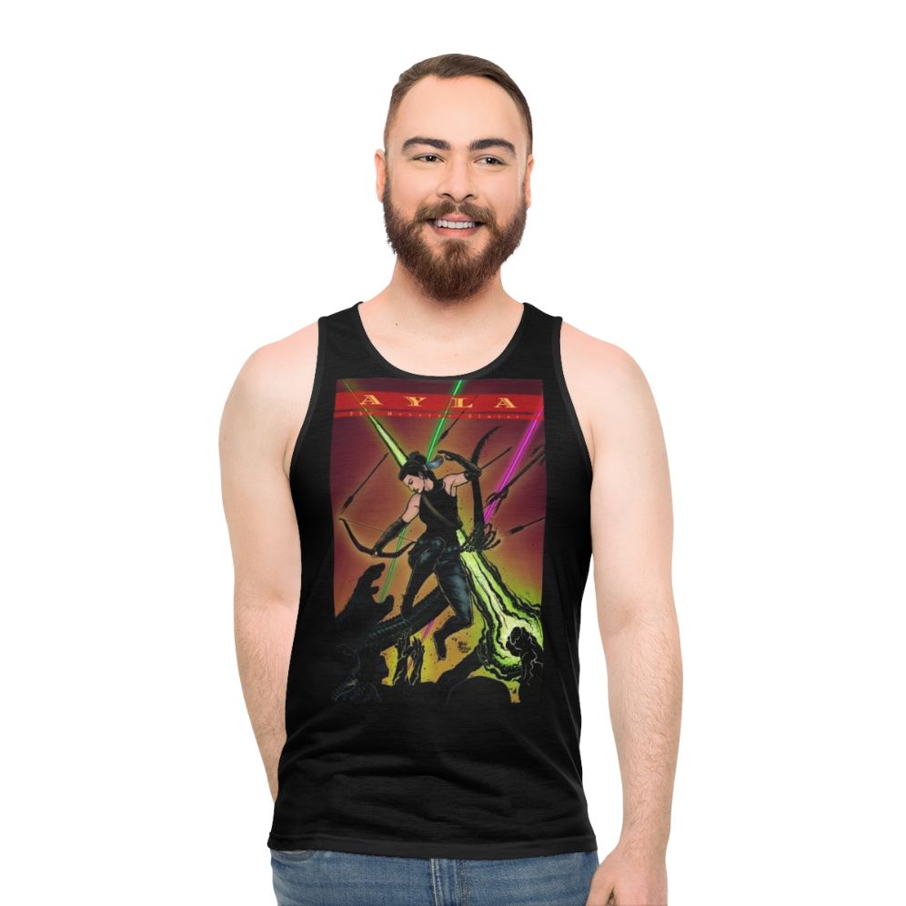 Ayla the Monster Slayer Navajo Warrior Unisex Tank Top