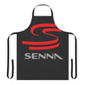 Stylish apron featuring the iconic Ayrton Senna logo, perfect for Formula 1 enthusiasts