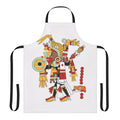 Aztec-inspired apron featuring the jaguar deity Tezcatlipoca of Mesoamerican mythology