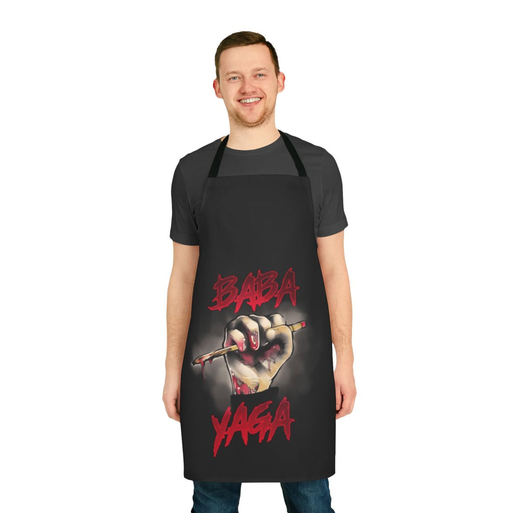 Baba Yaga Inspired Apron with John Wick and Keanu Reeves Imagery
